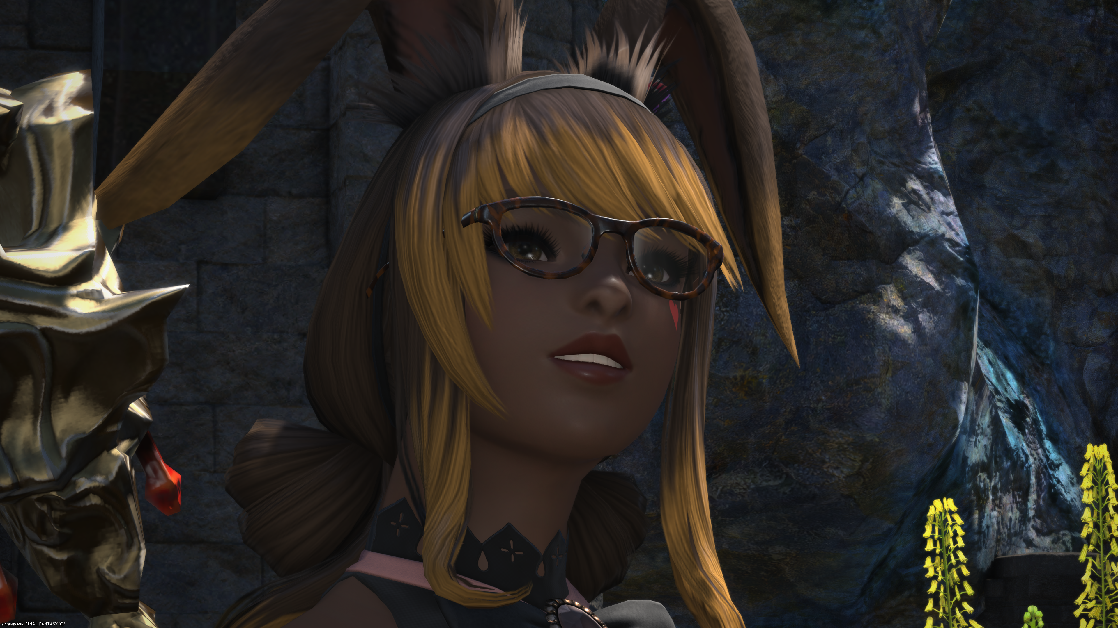 Adrianna's WoL Smiling and gazing up at her friends. We did it!